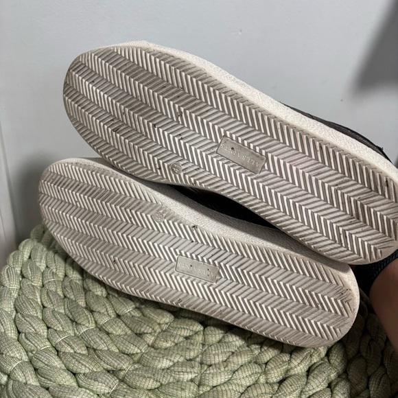 All Saints Sheer Stud Gun Metal Gold/Black Metallic Distressed Retro Sneakers - Picture 10 of 11